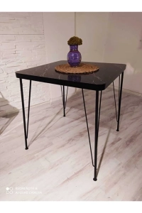 70x70 Defne Yemek Masası Mutfak Masası Cafe Masası